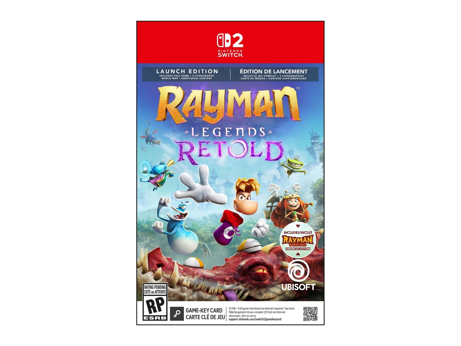 Nintendo - Rayman Legends Retold Nintendo Switch 2 Launch Edition