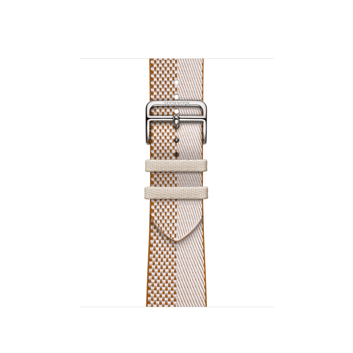 Apple - Apple Watch Hermès Toile H Double Jeu - 42mm - Écru/Écru