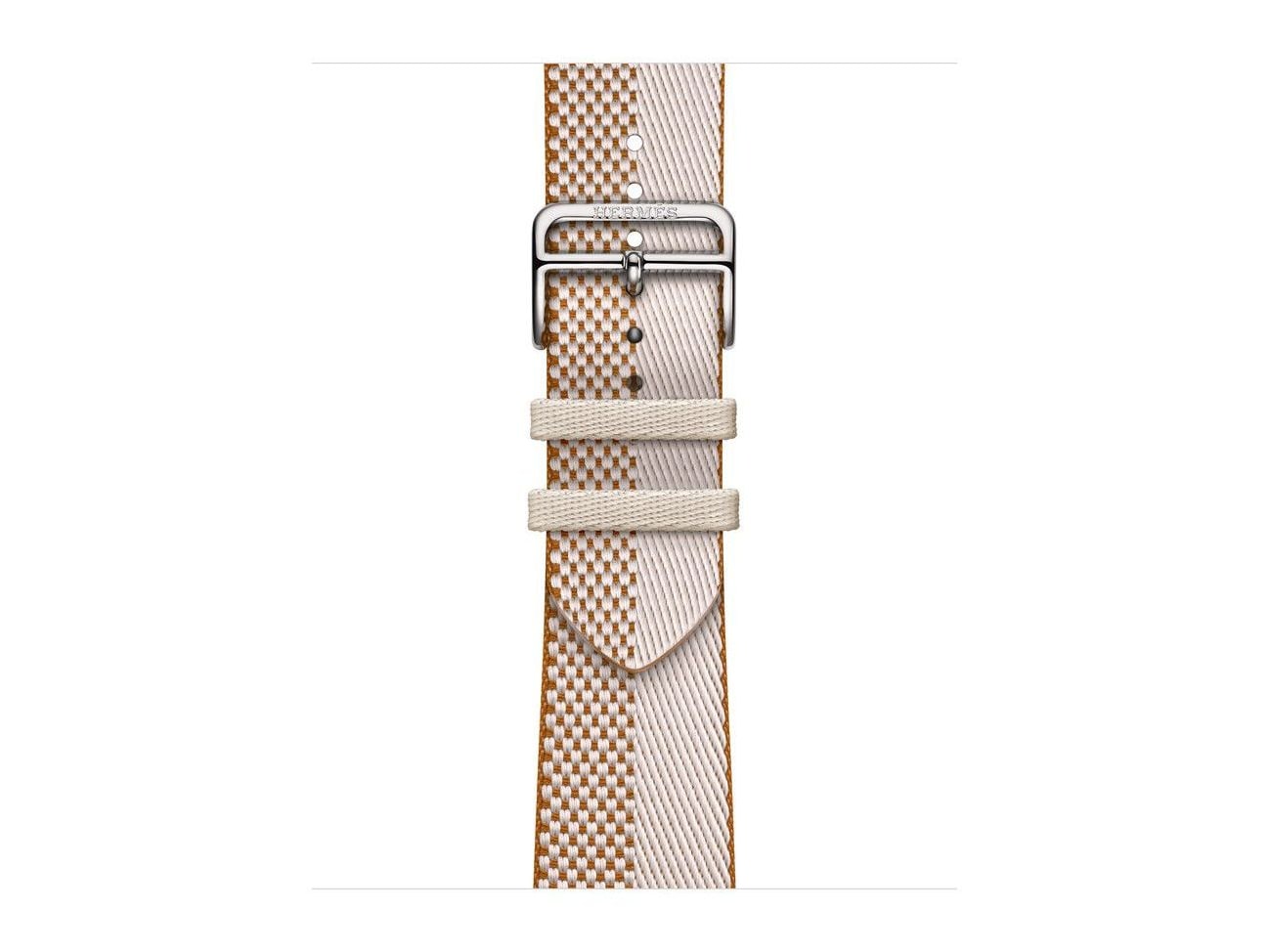 Apple - Apple Watch Hermès Toile H Double Jeu - 42mm - Écru/Écru