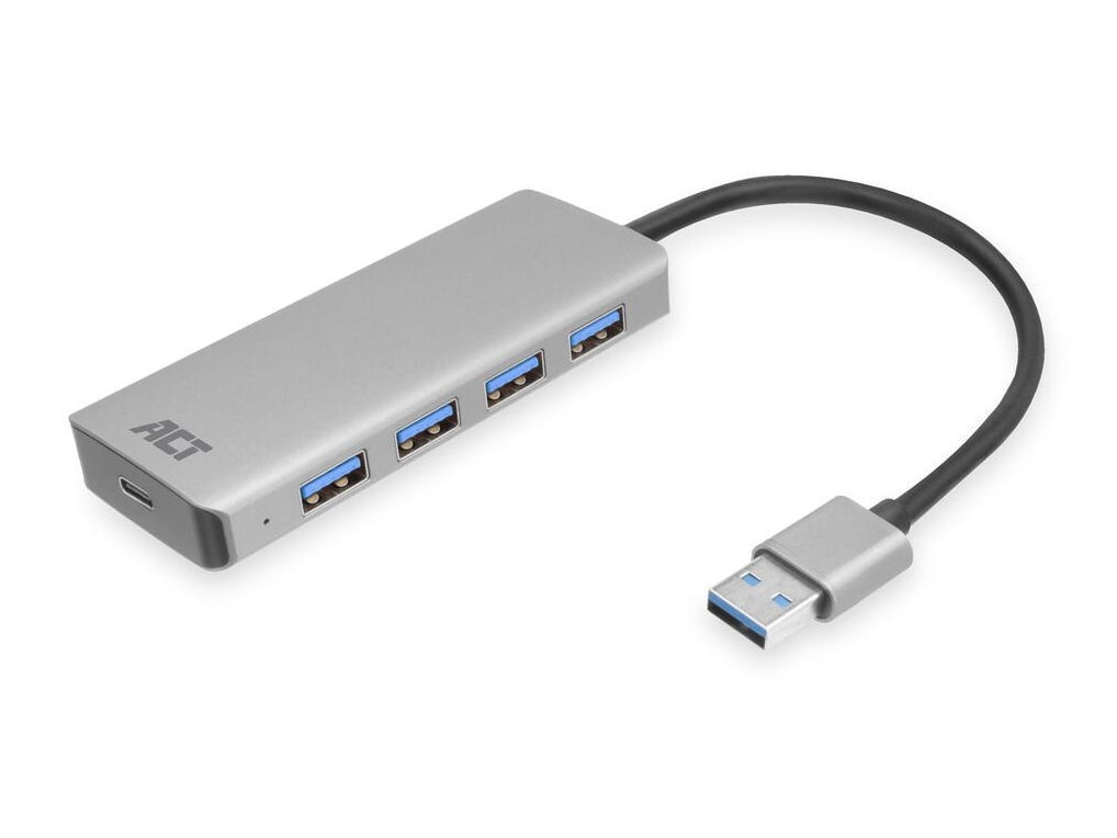 ACT - AC6121 USB Hubs - Silver
