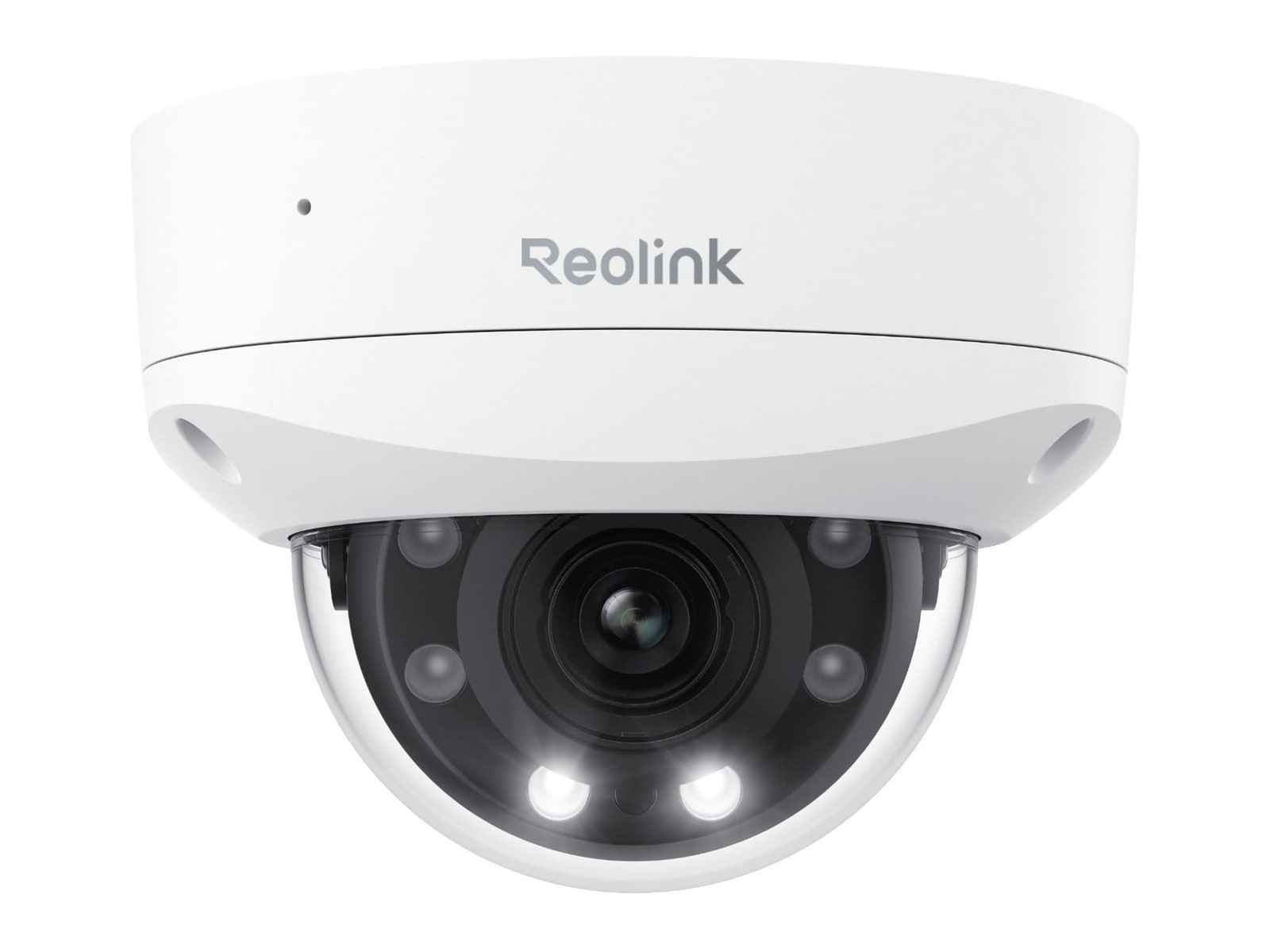 Reolink - P437 4K PoE Vandal-Proof Dome Camera with 5X Optical Zoom Security Cameras