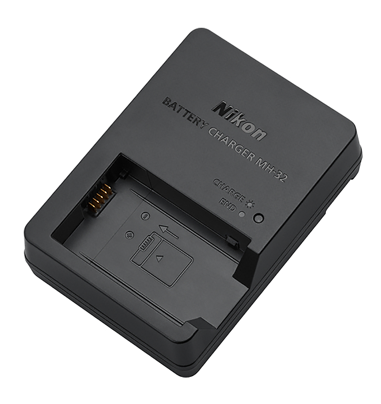 Nikon - MH-32 Battery Chargers - Black