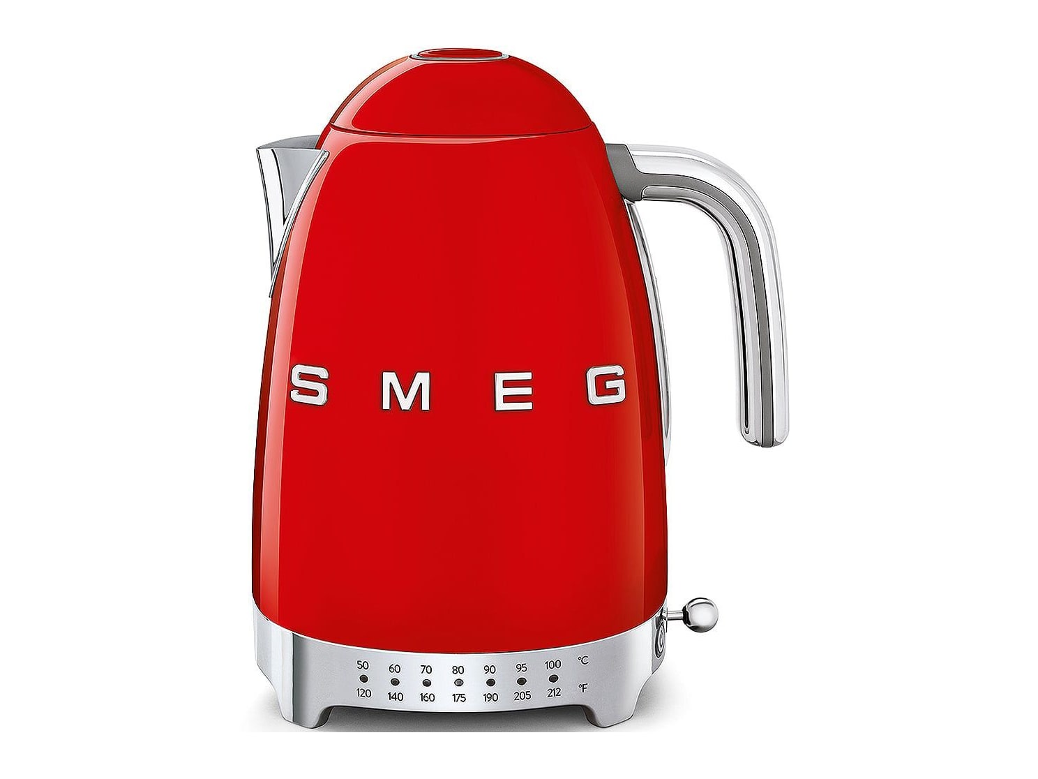 Smeg - 50's Retro Style Red Variable Temperature Kettle Electric Kettles