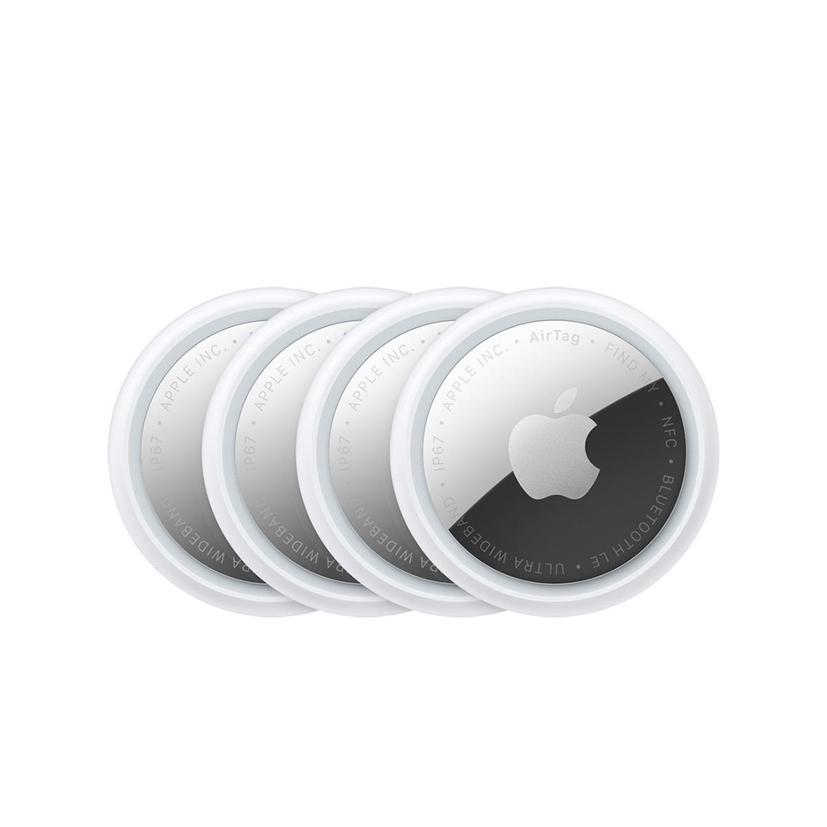 Apple - AirTag (2nd generation) - Bluetooth Item Tracker - 4 Pack