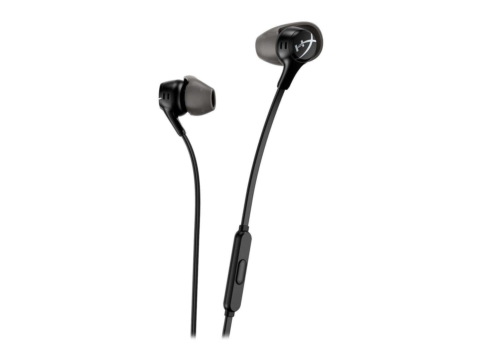 HyperX - Cloud Earbuds II 3.5mm In-Ear Headphones - Black