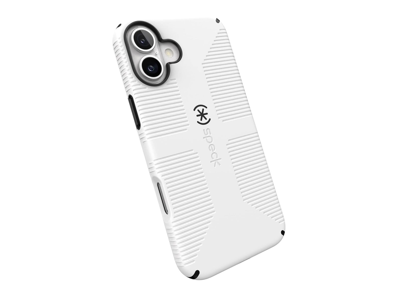 Speck - CandyShell Grip MagSafe - iPhone 16 Plus - White/Black