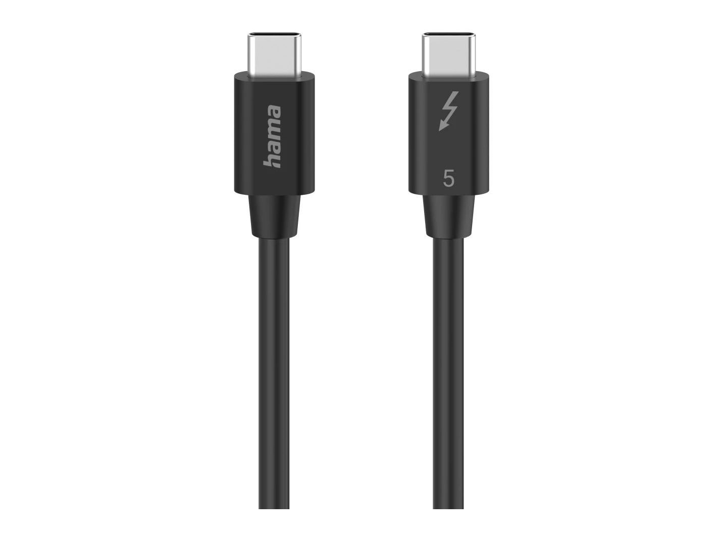 Hama - Thunderbolt 5 240W 1 m Black USB-C Cables