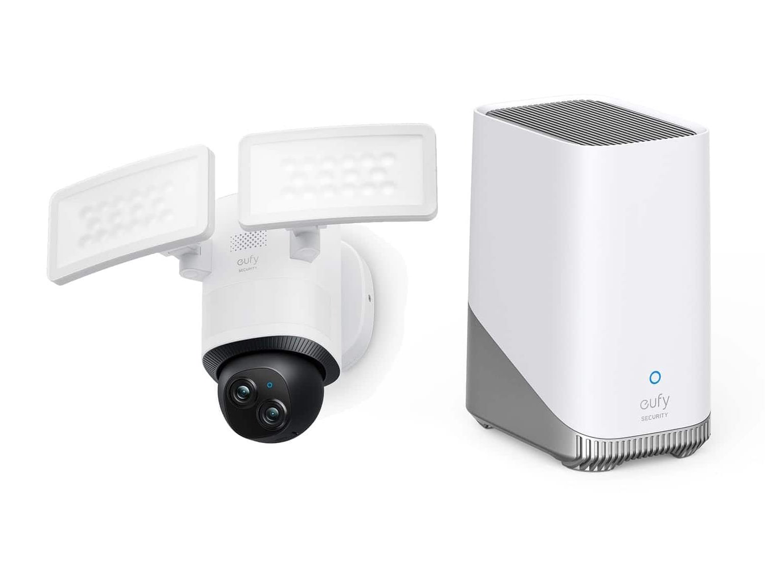 Eufy - E340 Floodlight Cam + HomeBase S380 Security Cameras