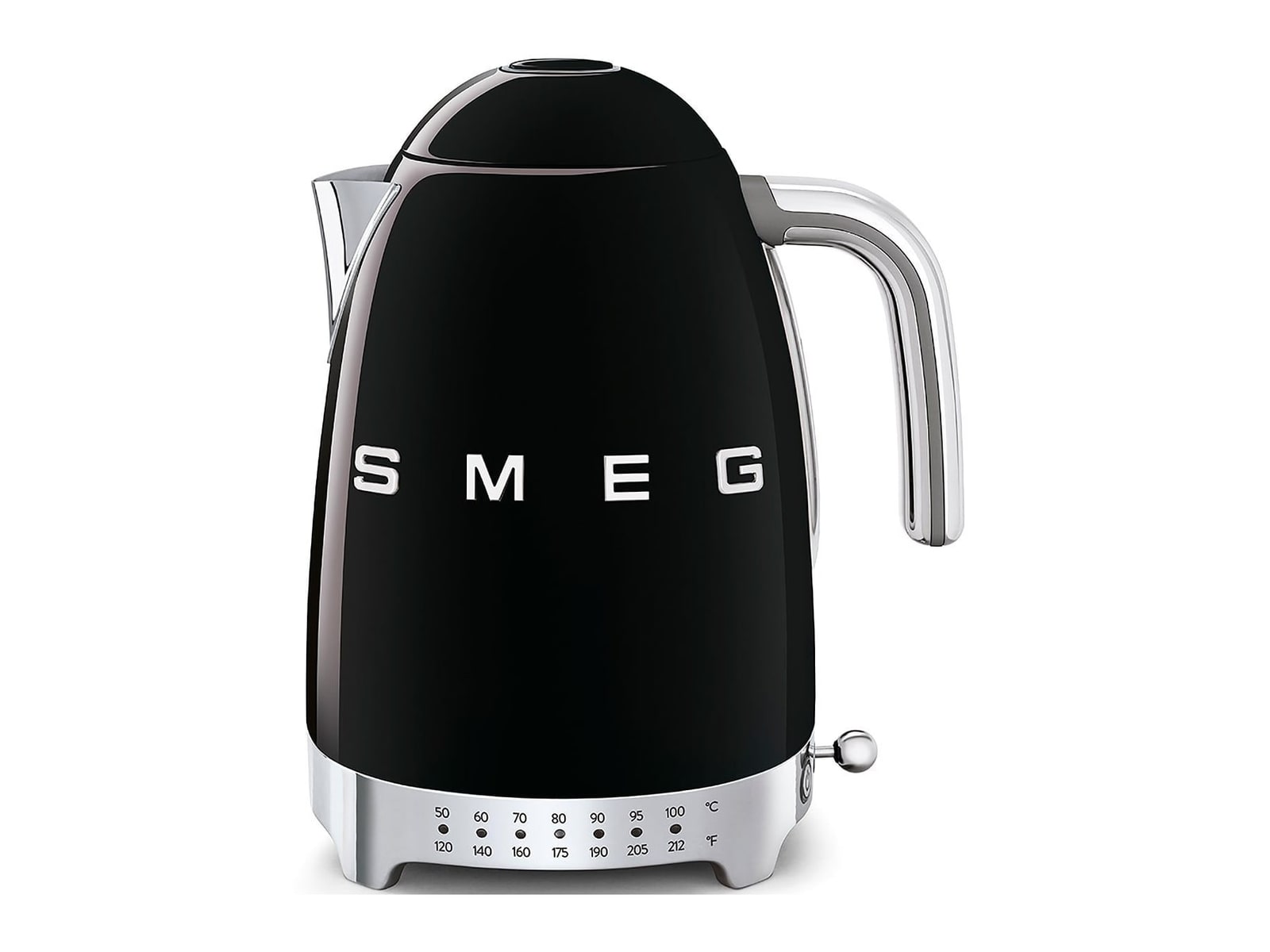 Smeg - 50's Retro Style Black Variable Temperature Kettle Electric Kettles