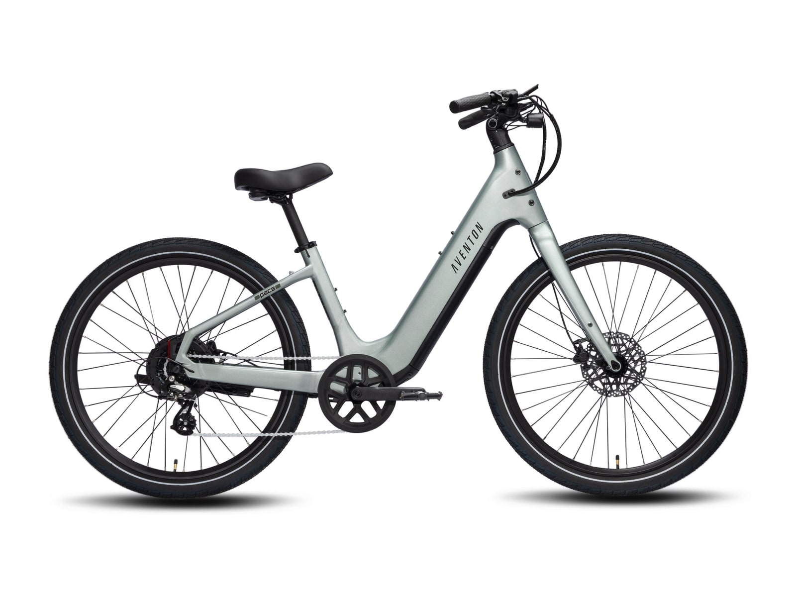 Aventon - Pace 5 REC Step-Through Regular Glacier Mint Electric Bikes