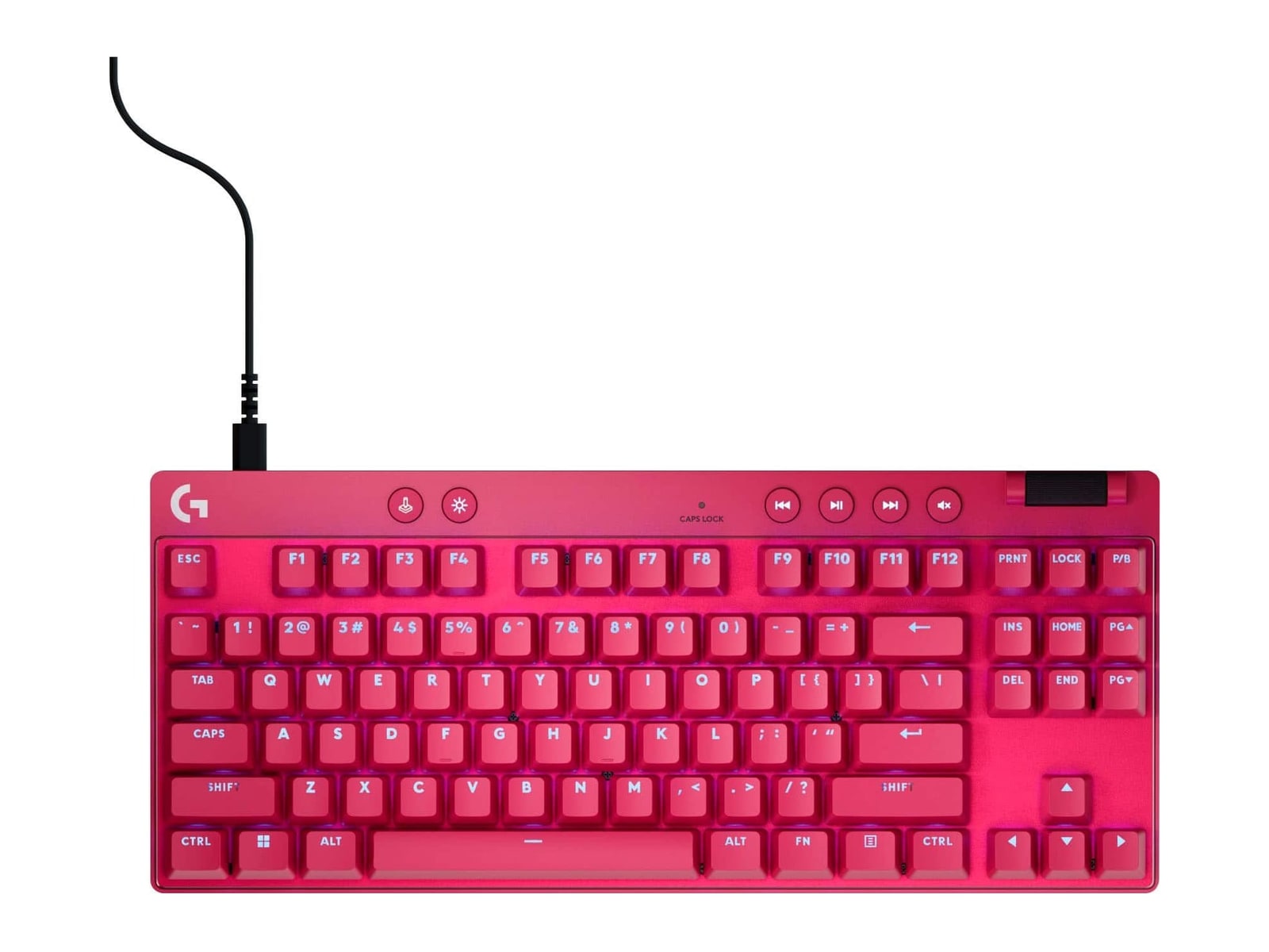 Logitech - PRO X TKL RAPID Keyboards - Pink