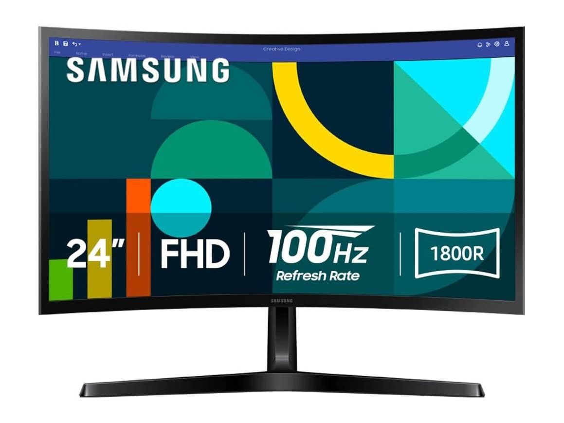 Samsung - 24" Essential Monitor S3 S36GD Full HD 100Hz Professional Monitors