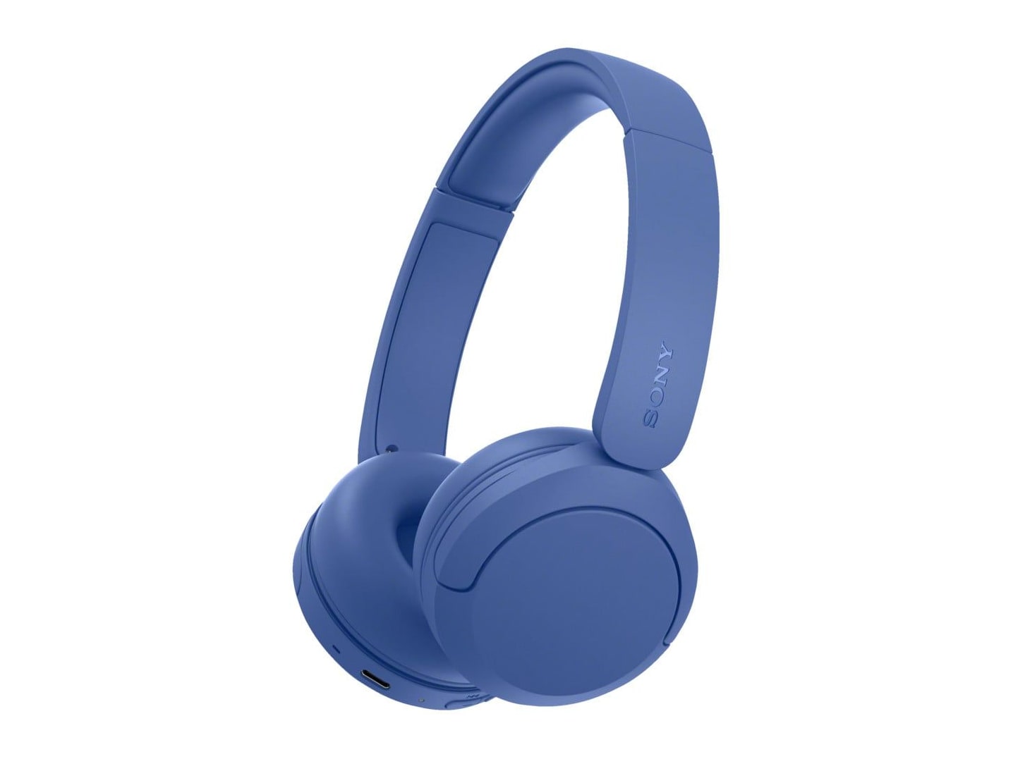 Sony - WH-CH535 Bluetooth On-Ear Headphones - Cobalt Blue