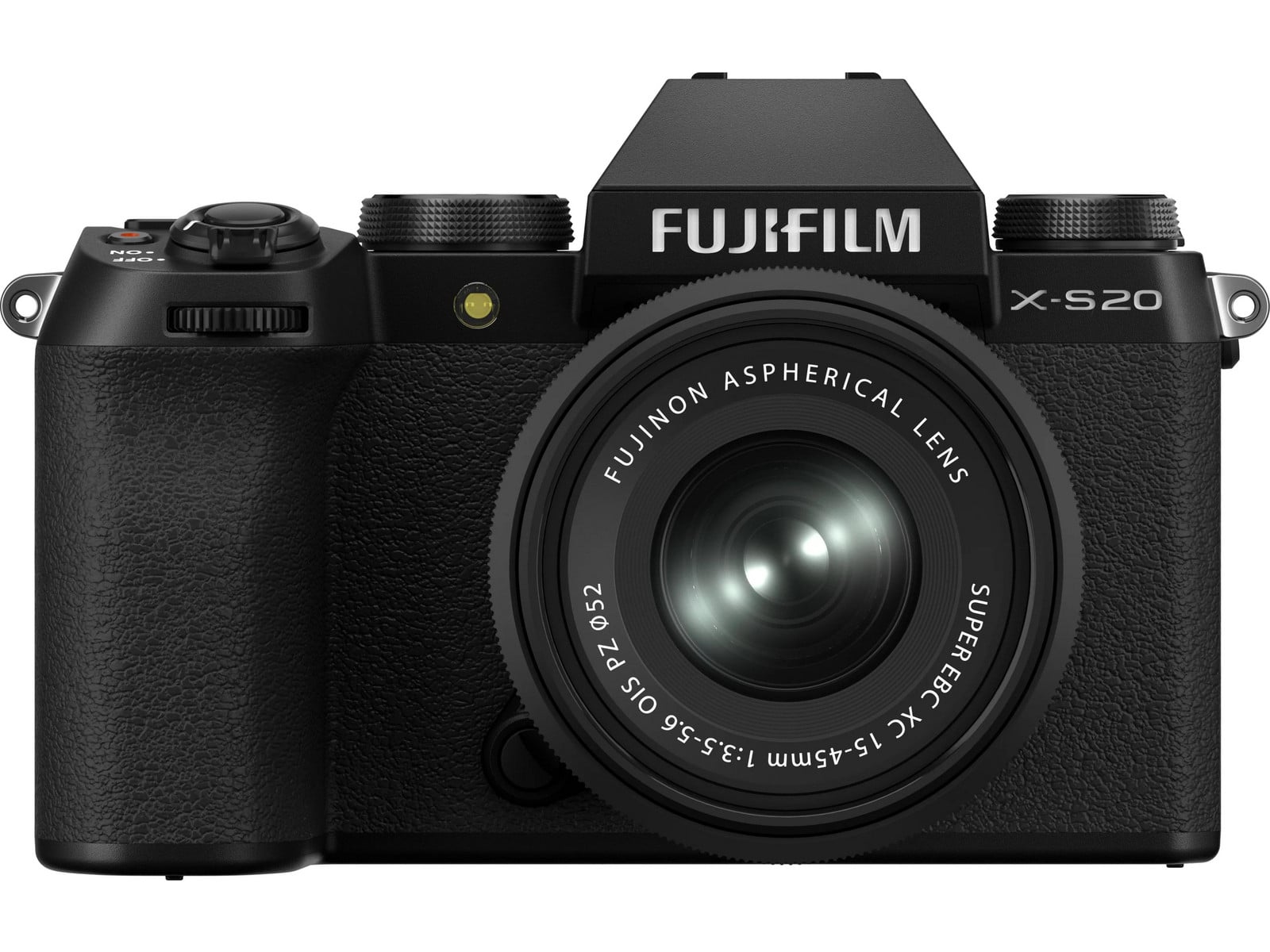 Fujifilm - X-S20 with XC15-45mm Lens Kit Mirrorless Cameras - Black