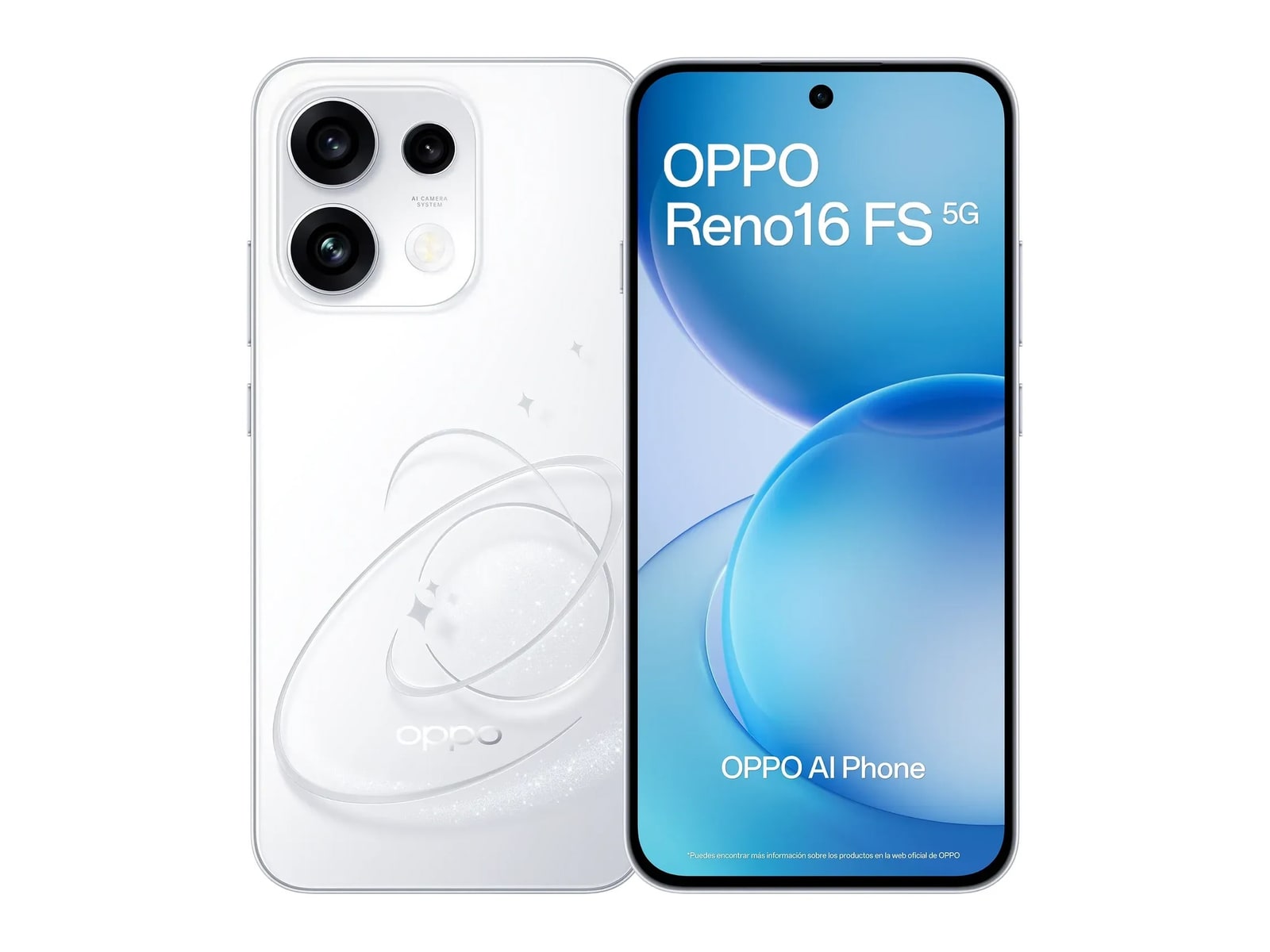 OPPO - Reno16 FS 5G 512GB - White