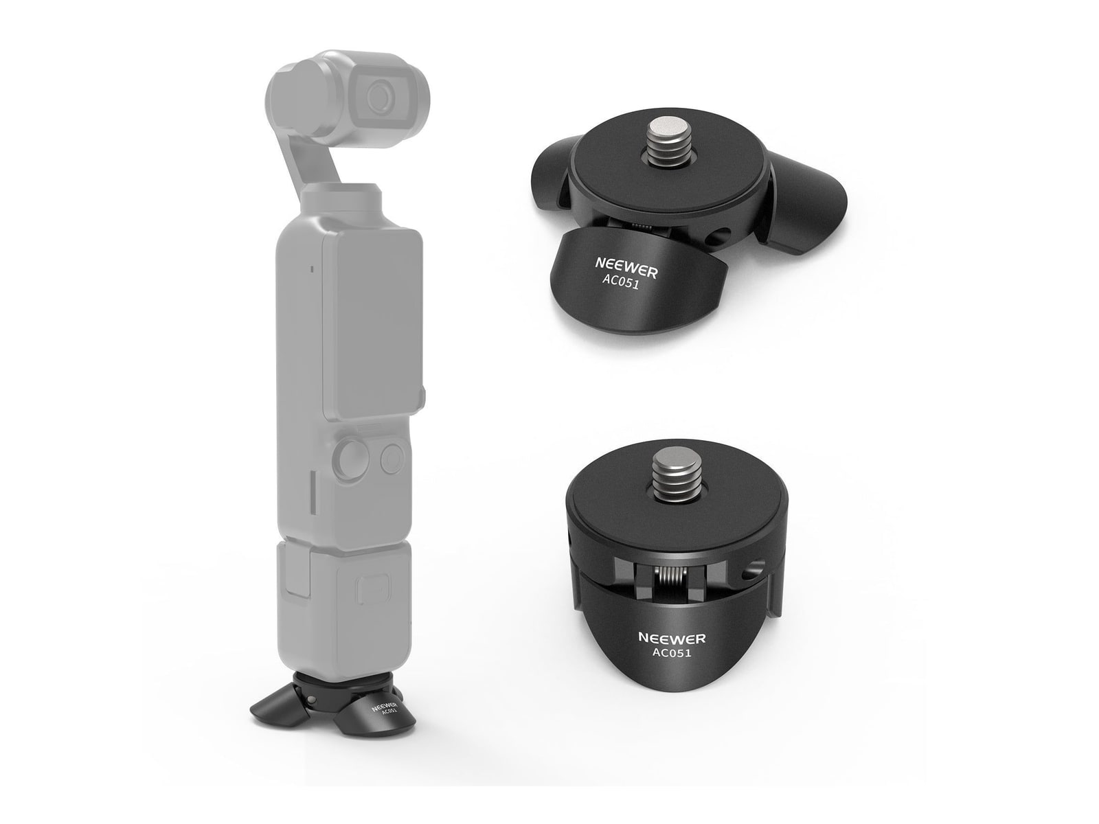 Neewer - AC051 Mini Tripod Compatible with DJI Osmo Pocket 3/4 Camera Accessories