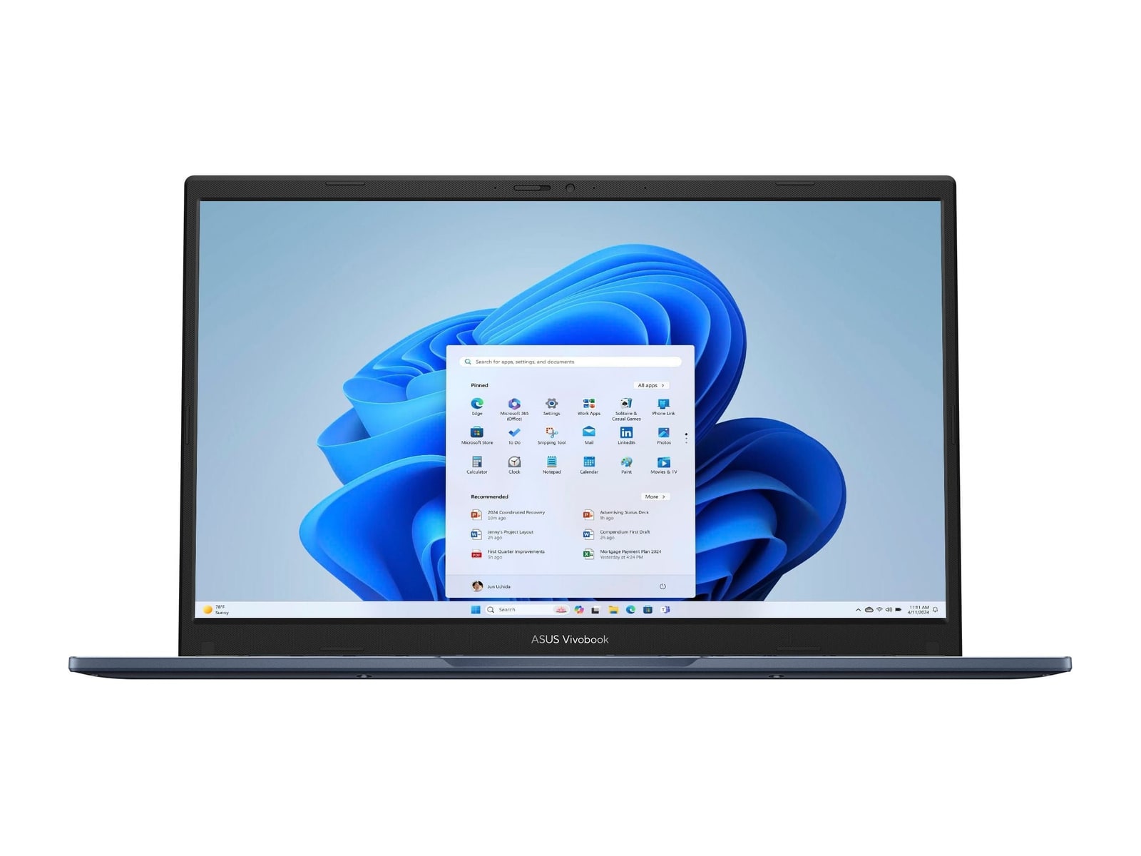 ASUS - Vivobook 14 X1404VAP-V14.C58256 14" - Intel Core 5 120U chip - 8GB Memory - 256GB SSD - Quiet Blue
