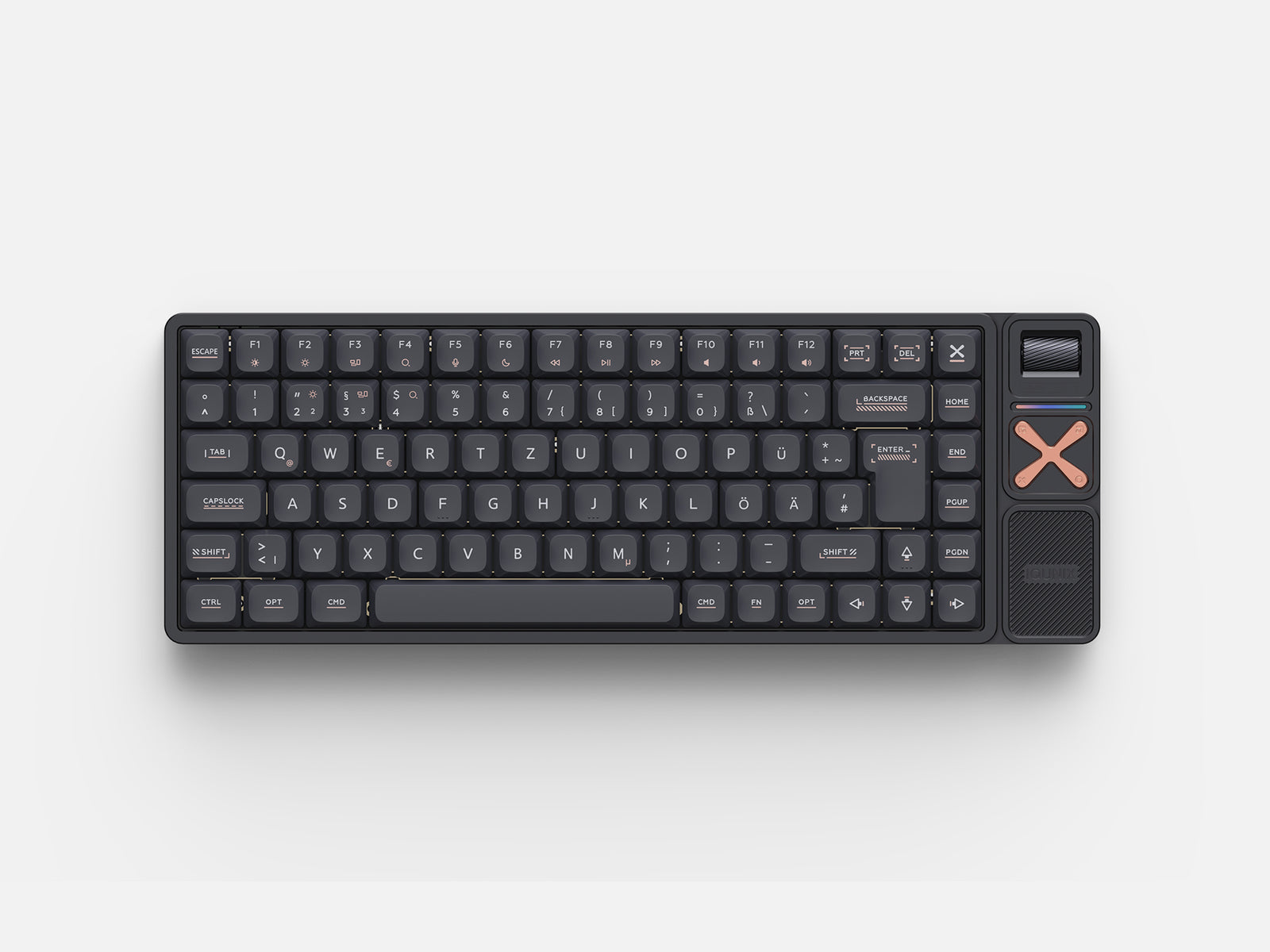 IQUNIX - Magi75 Pro ISO DE Wireless Keyboards - Shadow Black