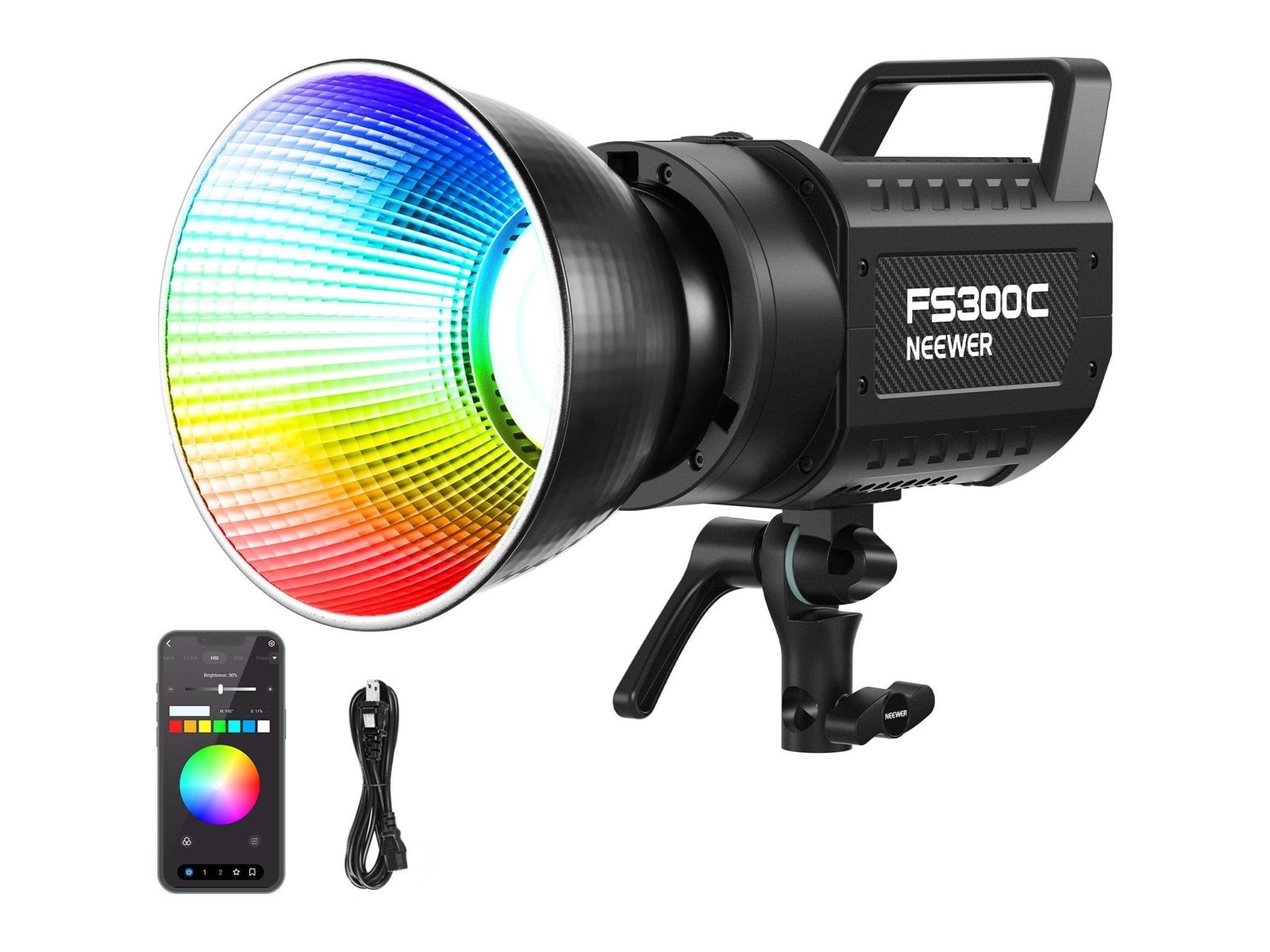 Neewer - FS300C 300W RGB LED Video Light Camera Accessories