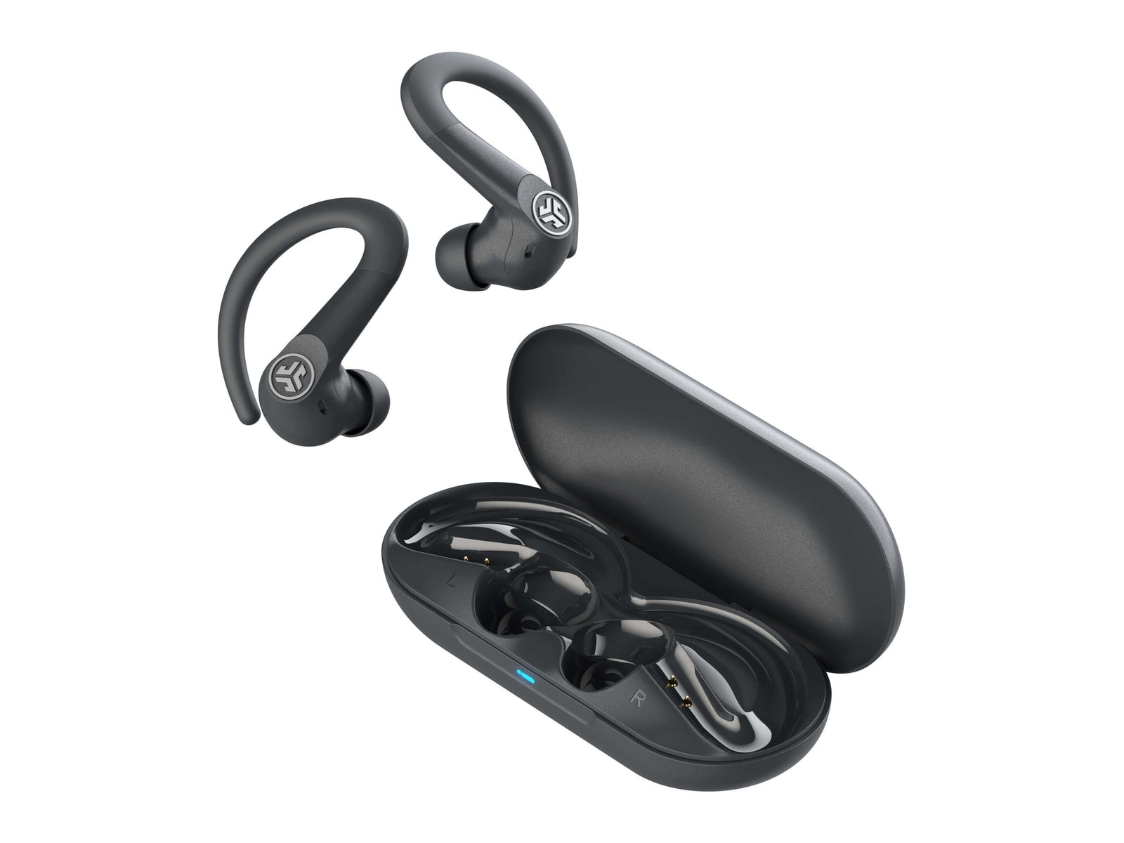 JLab - GO Sport ANC True Wireless Earbuds - Dark Grey