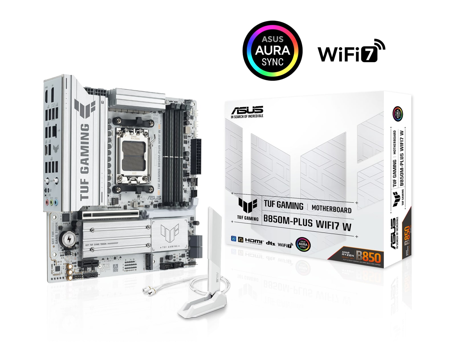 ASUS - TUF Gaming B850M-Plus WIFI7 W Motherboards