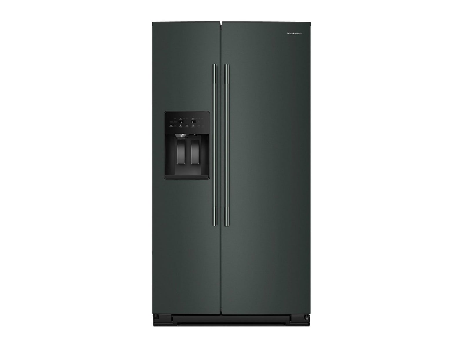 KitchenAid - 20.8 Cu. Ft. Counter-Depth Side-By-Side Refrigerator With Exterior Ice And Water Dispenser 36-Inch Wide Juniper Refrigerators