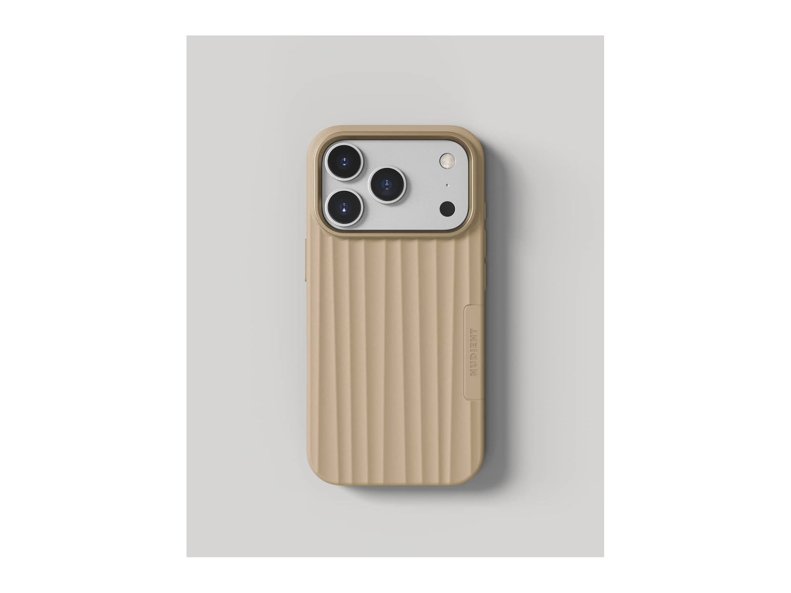 Nudient - Bold Case with MagSafe for iPhone 18 Pro - Wool Beige