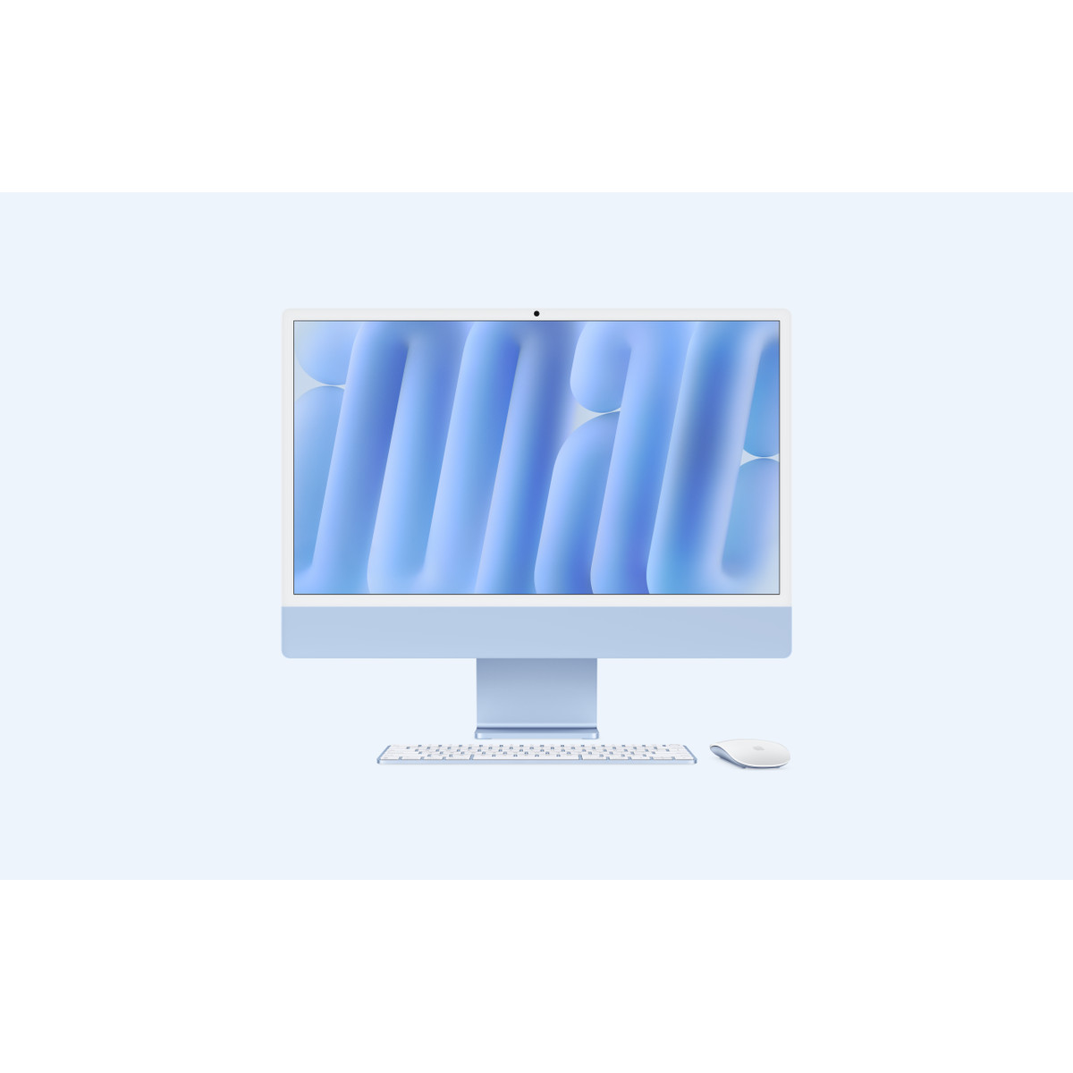 Apple - iMac 24" All-in-One Desktop - M4 chip - 10-core CPU - 10-core GPU - 16GB Memory - 512GB SSD - Blue