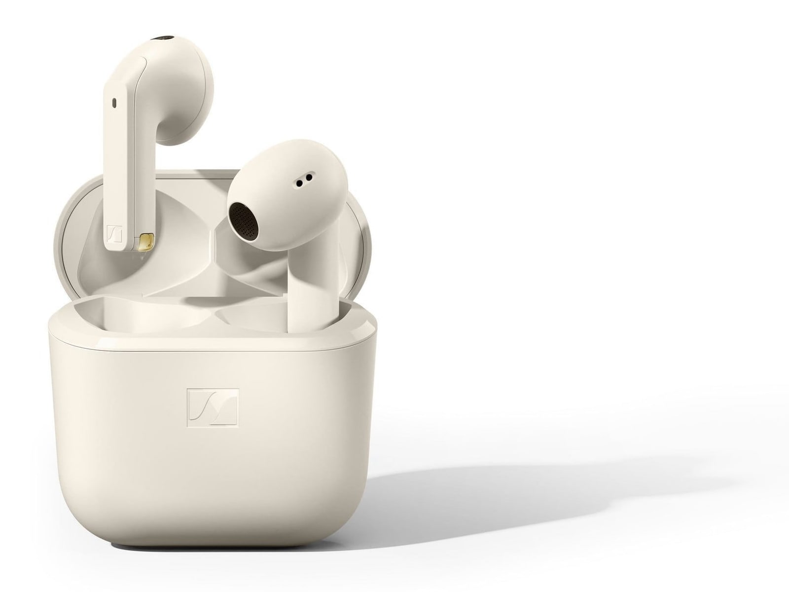Sennheiser - Accentum Open Bluetooth True Wireless Earbuds - Cream