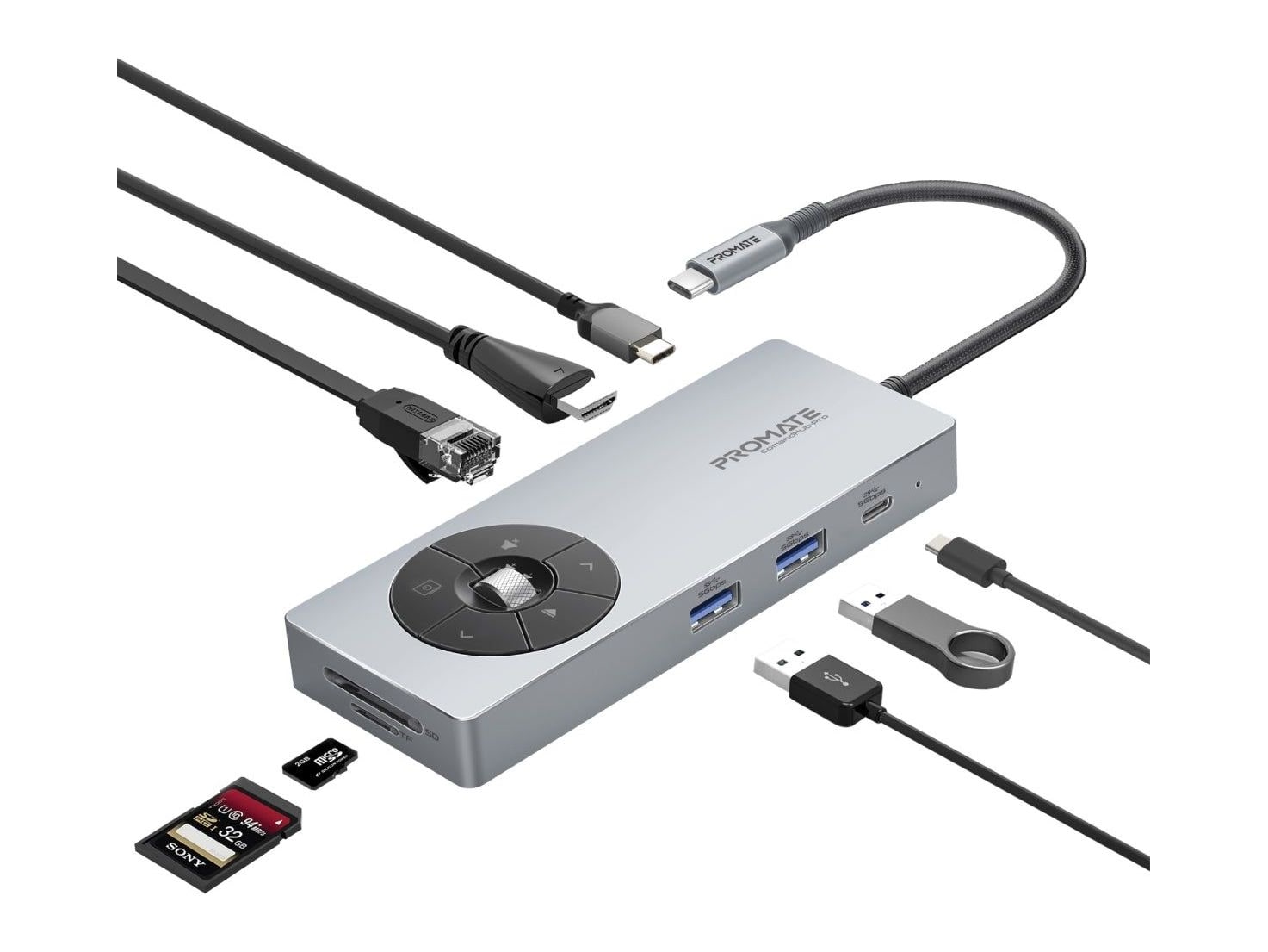 Promate - ComandHub-Pro USB Hubs