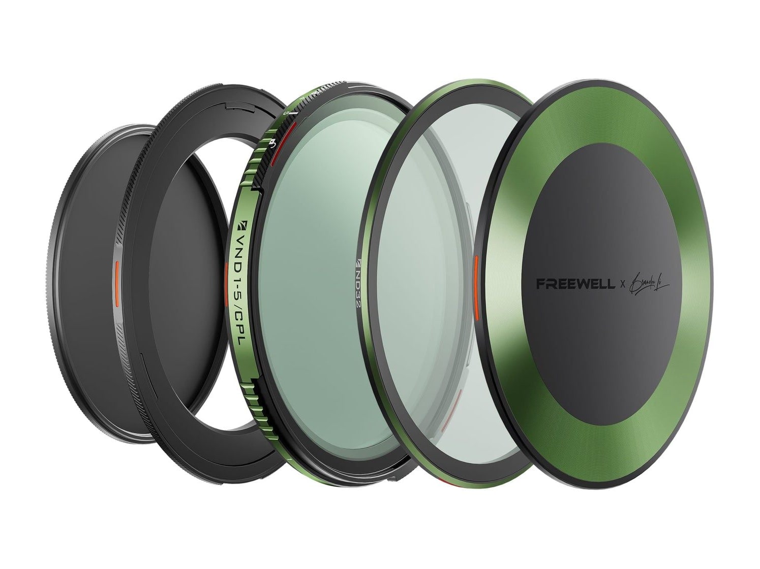 Freewell - Brandon Li Variable ND/CPL Basic Kit - 72mm Camera Accessories