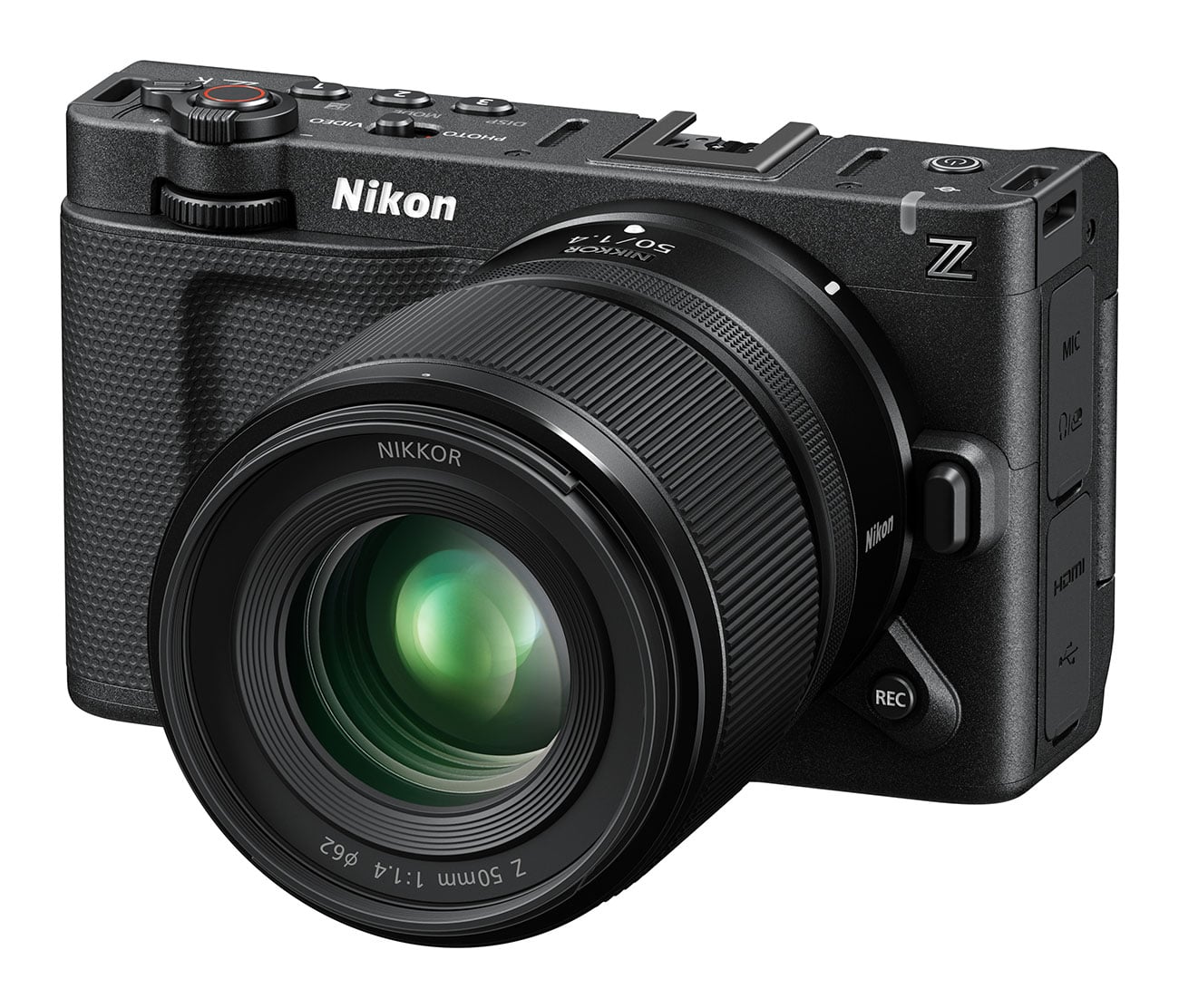 Nikon - ZR 24.5MP Mirrorless Cameras with 50mm f/1.4 Lens - Black