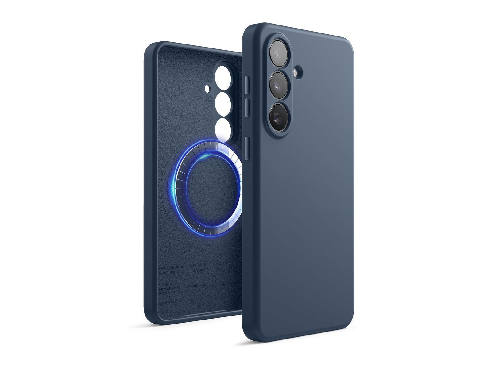 elago - Magnetic Silicone Case Plus - Galaxy S26 Plus - Jean Indigo