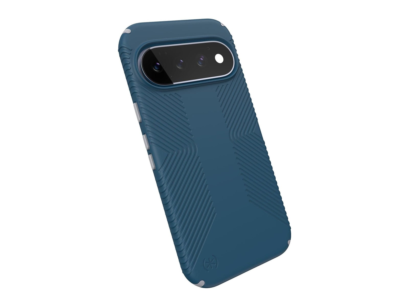 Speck - Presidio2 Grip Magnet - Pixel 11 Pro/Pixel 11 - Deep Sea/Silver Metallic
