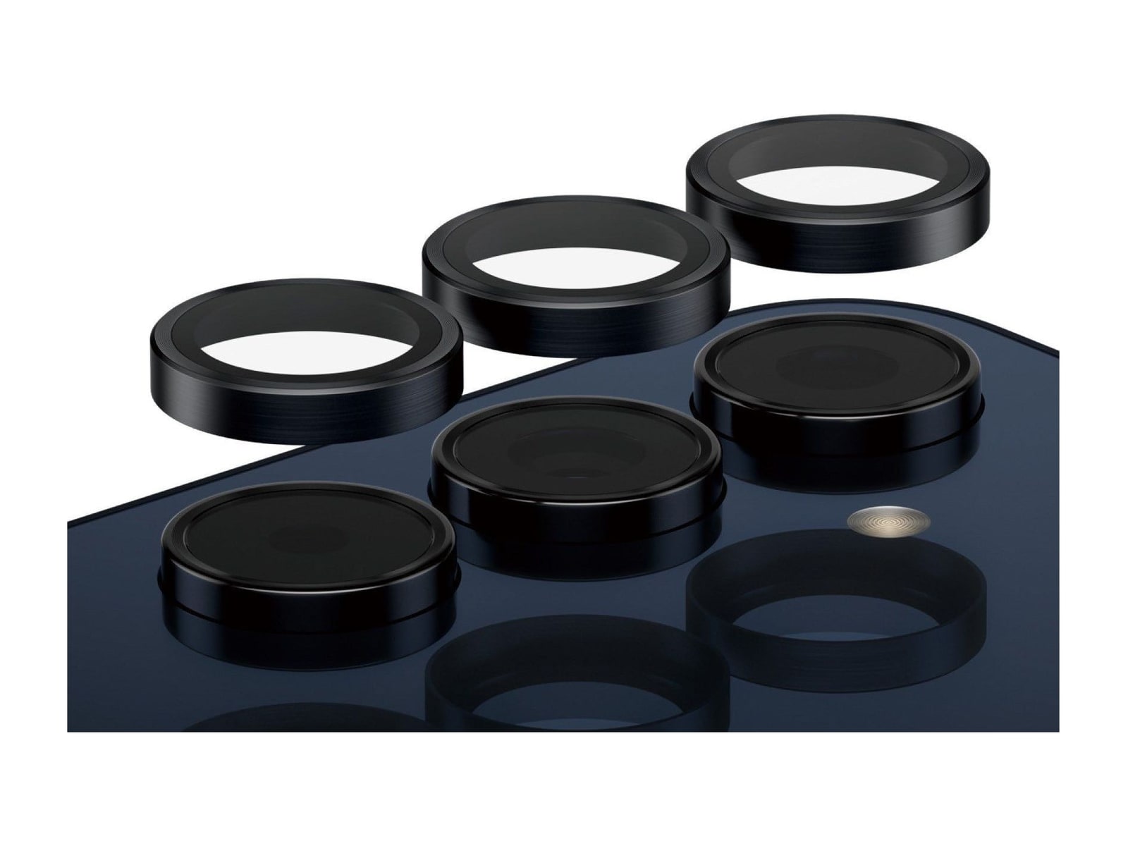 PanzerGlass - Hoops Camera Lens Protector Black Samsung Galaxy A55 5G
