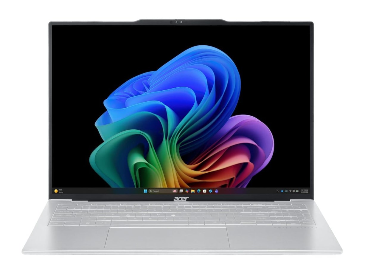 Acer - Swift Air 16 OLED SFA16-61M-R7VK 16" - AMD Ryzen AI 5 330 chip - 16GB Memory - 512GB SSD - Light Silver