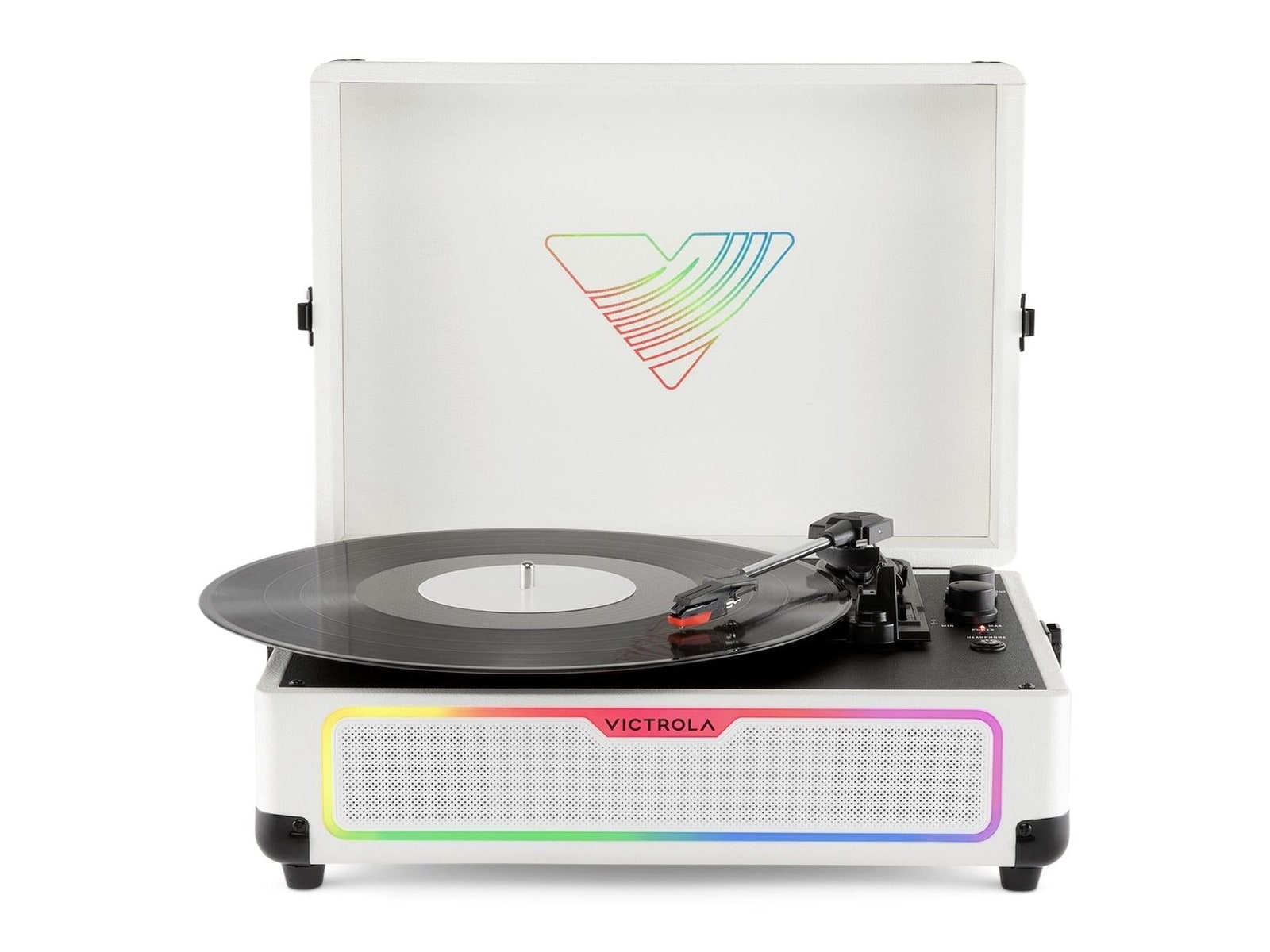 Victrola - Journey Glow Bluetooth Turntables & CD Players - White