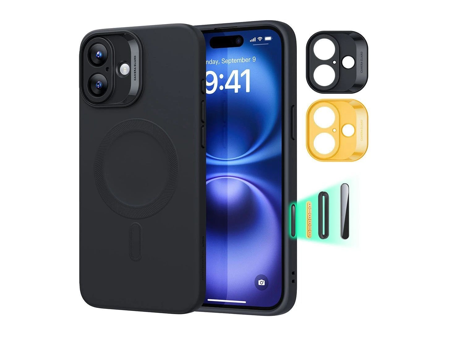 ESR - Cloud Soft Magnetic Case (Camera Control) - iPhone 16 - Black