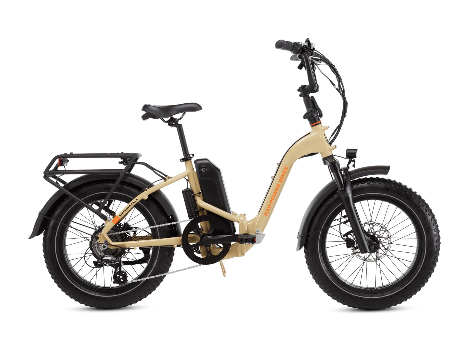 Rad Power Bikes - RadExpand 5 Plus Stone Tan Electric Bikes