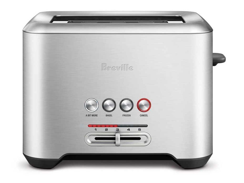 Breville - 'A Bit More' Brushed Stainless Steel 2-Slice Toaster Toasters & Ovens