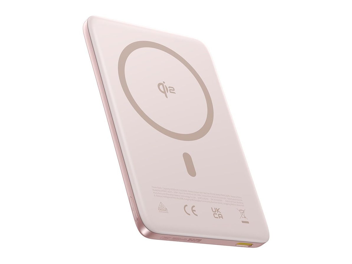 Baseus - PicoGo Ultra-Slim Qi2 Magnetic 10000 mAh Pink Power Banks
