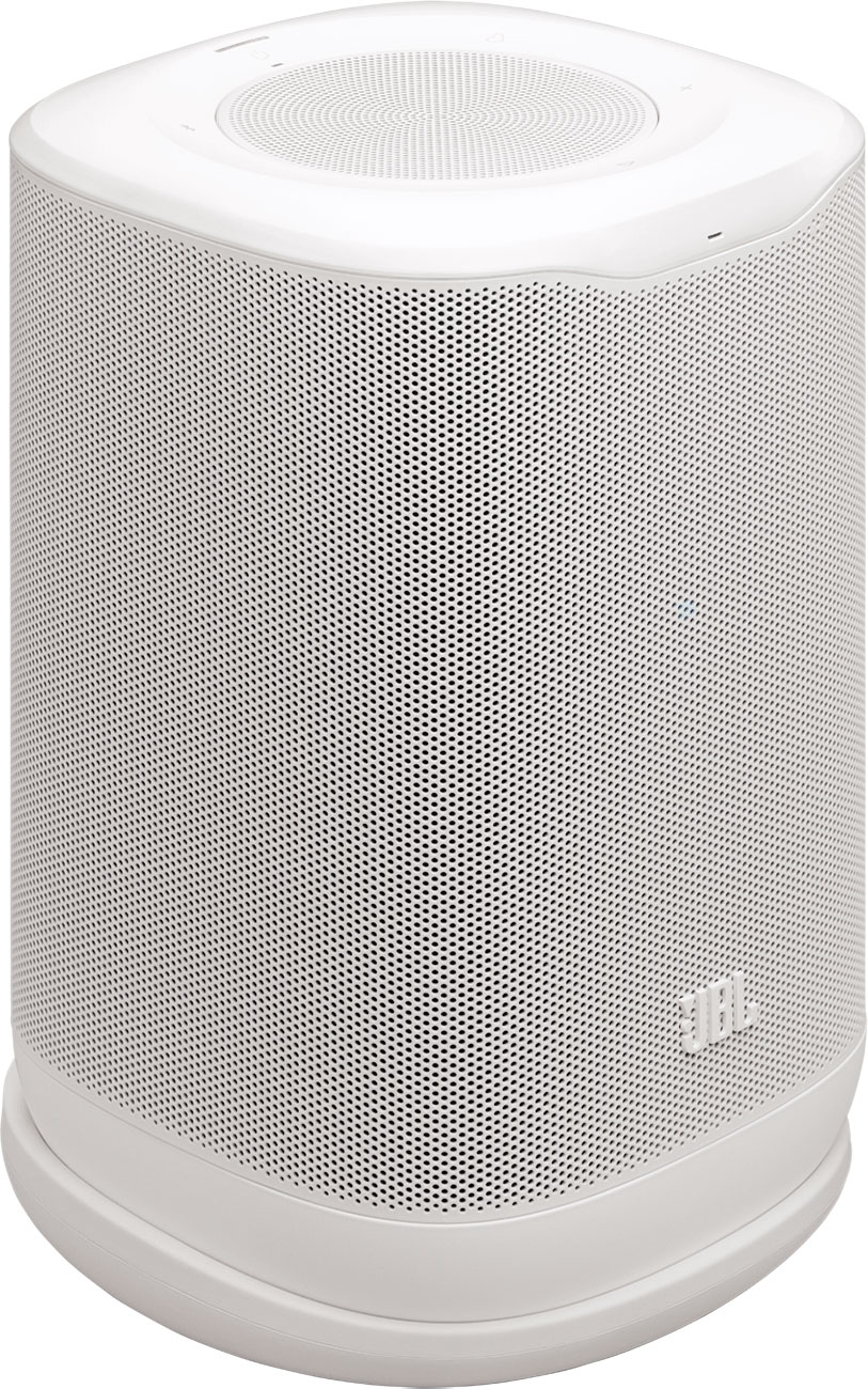 JBL - Cove P1 Wi-Fi, Bluetooth 5.3 Smart Speakers - White