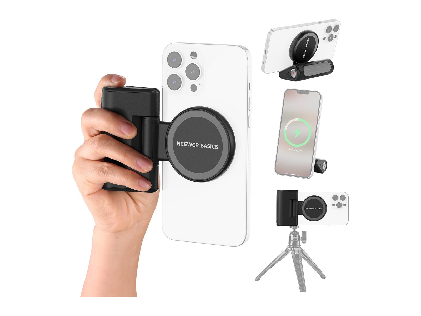 Neewer - BASICS WS-25001 Magnetic Phone Camera Grip Shutter Remote