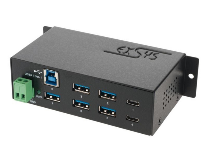 Exsys - EX-1197HMS USB Hubs - Black