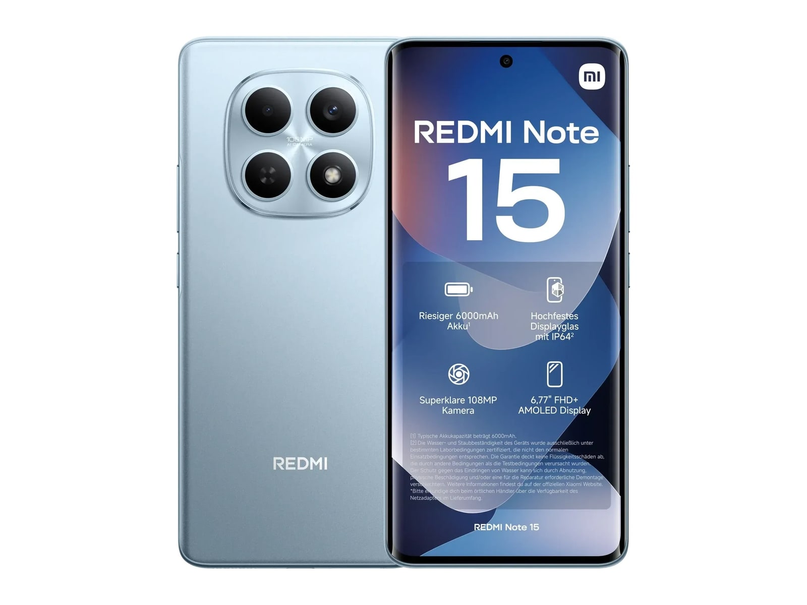 Redmi - Note 15 128GB - Glacier Blue