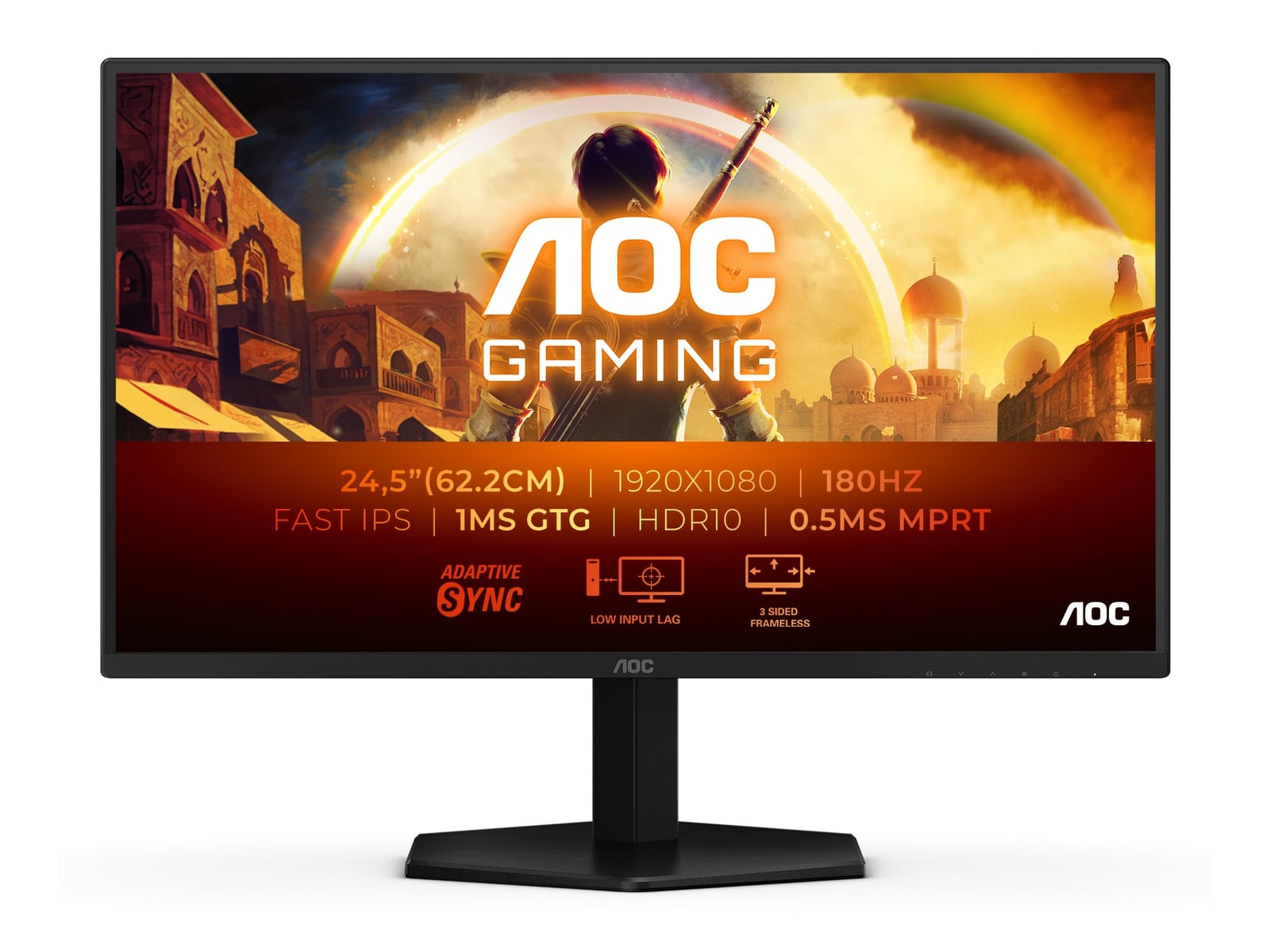 AOC - 24.5" 25G42E Full HD 180Hz Gaming Monitors (EU)