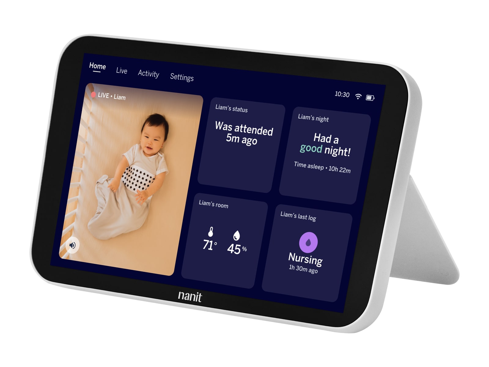 Nanit - Home 8" Display Smart Displays - White