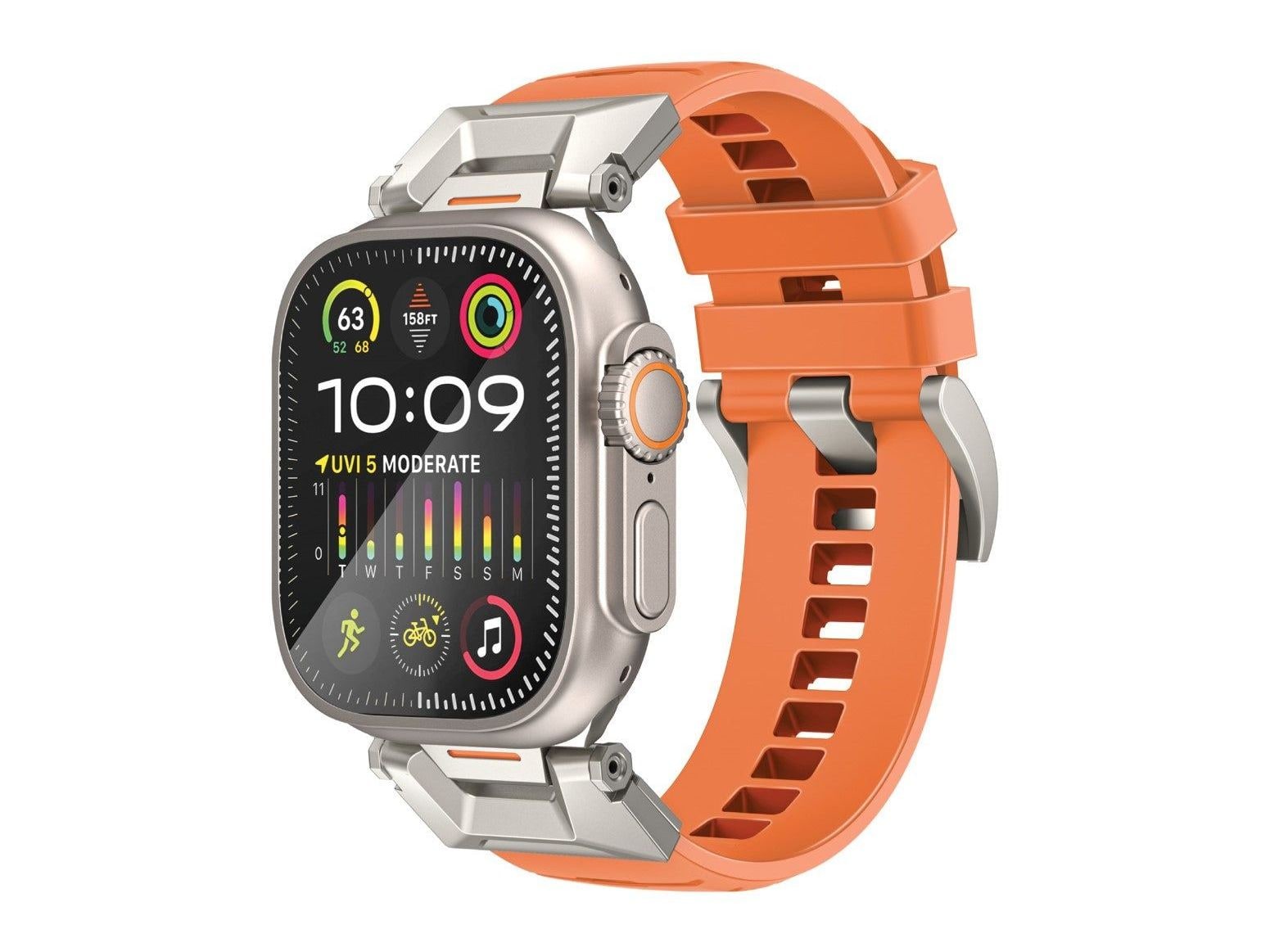 Promate - SilicaBand-Pro Watch Bands - Orange