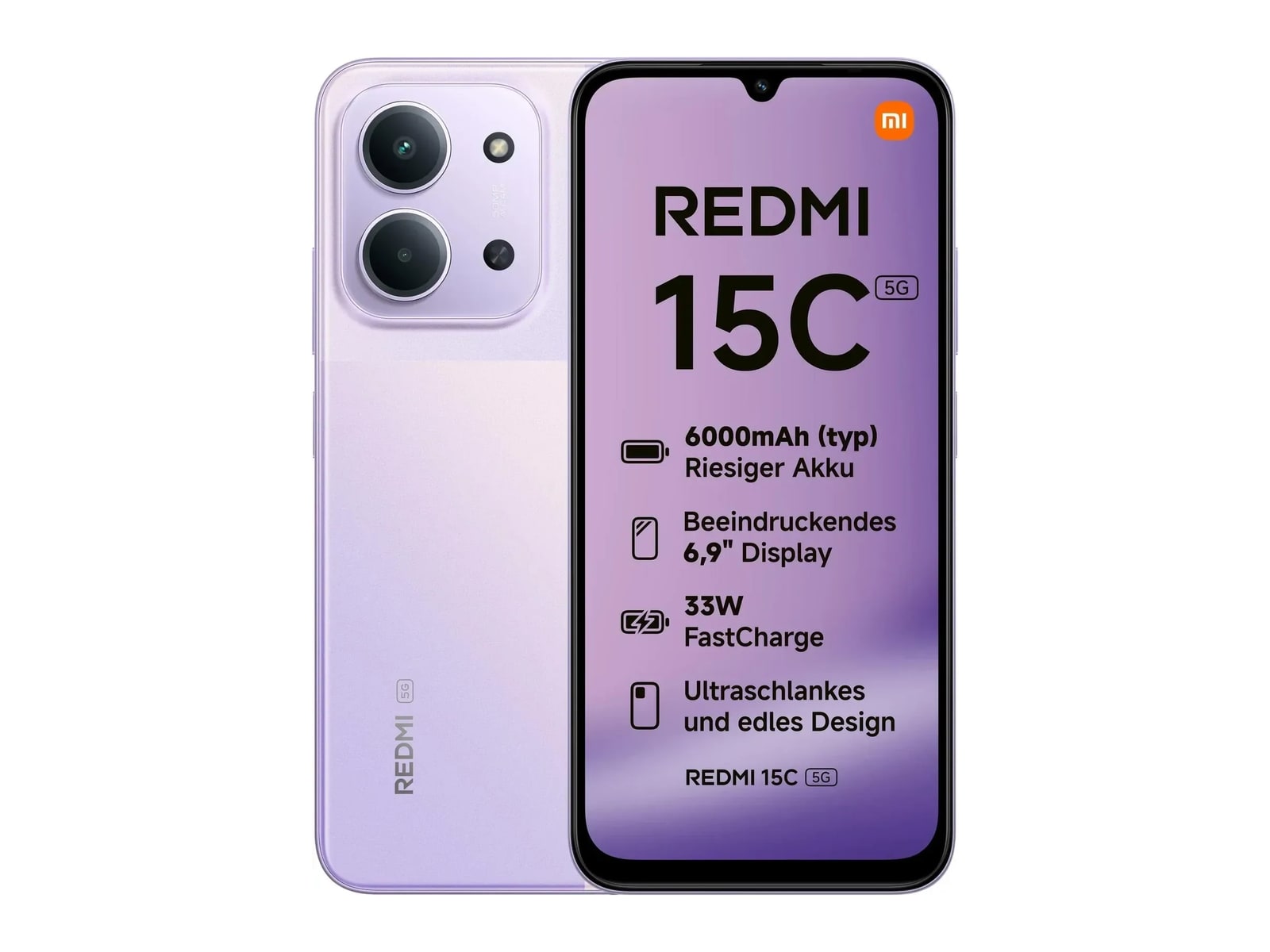 Redmi - 15C 5G 128 GB - Purple