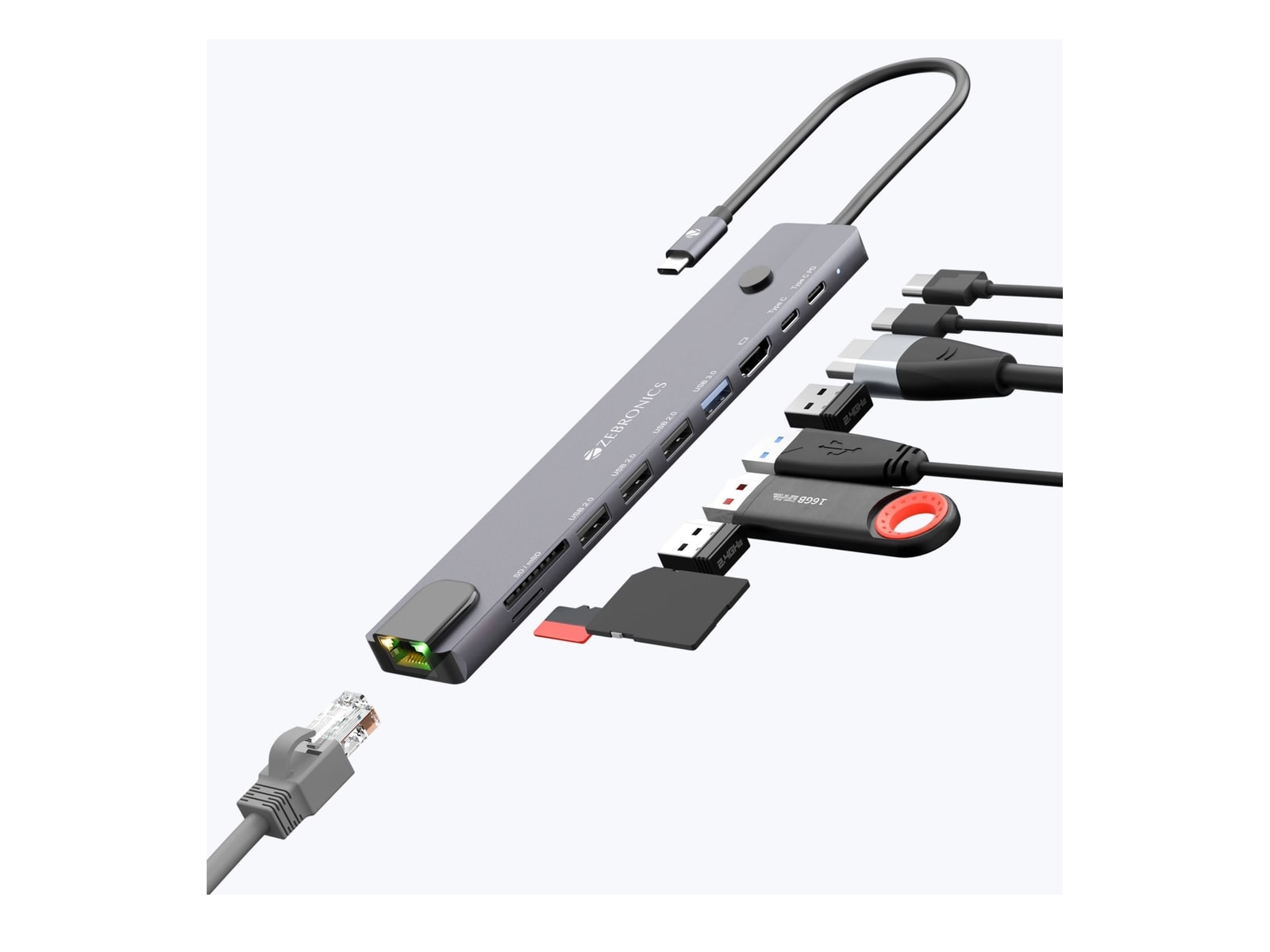 Zebronics - Zeb CT101 Plus USB Hubs